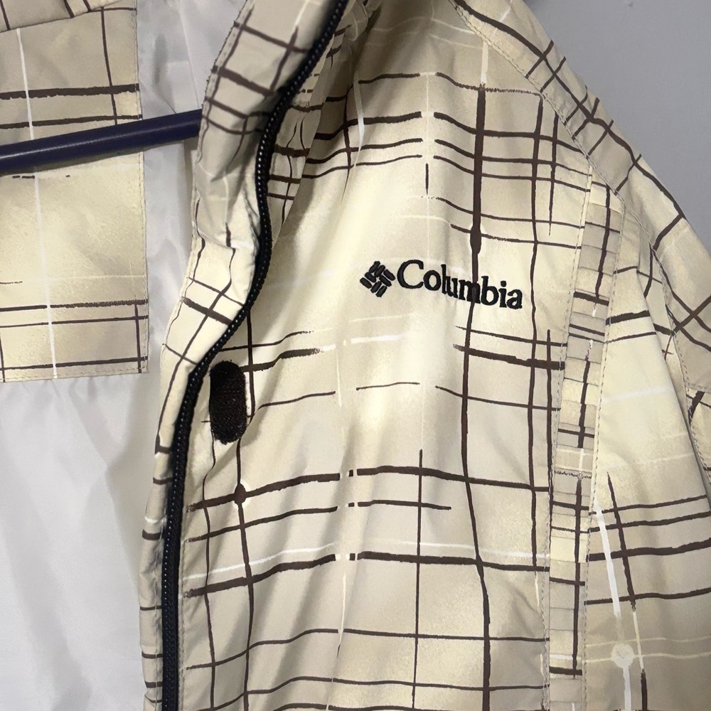 Columbia Light Tan Patterned Jacket - image 4